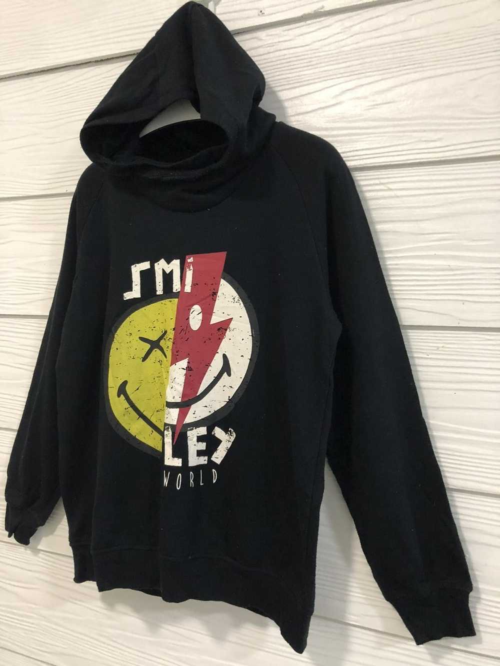 Japanese Brand Smiley Face hoodie inspired by Kap… - image 3
