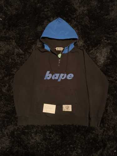 Bape Bape Mix Material Half Zip