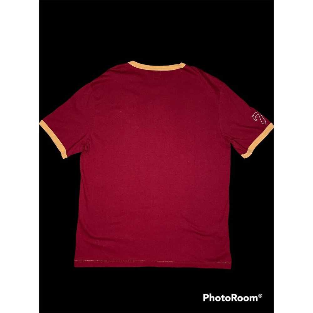 Roots Roots Canada Maroon T-Shirt Embroidered Pat… - image 4