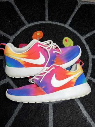 Nike × Vintage Nike Roshe Run Tie Dye Rainbow Sz 6