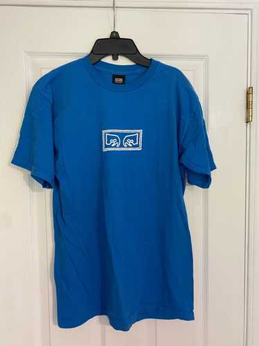 Obey Blue Obey T-Shirt Medium