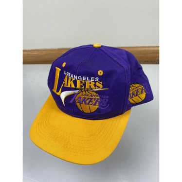 Vintage NWOT NBA Los Angeles Lakers AmaPro Corduroy Strapback Hat – 🎅 Bad  Santa