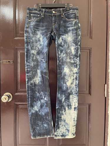 Japanese pattern denim pants - Gem