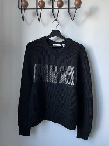 Helmut Lang Helmut Lang Black Wool Chunky Knit Swe