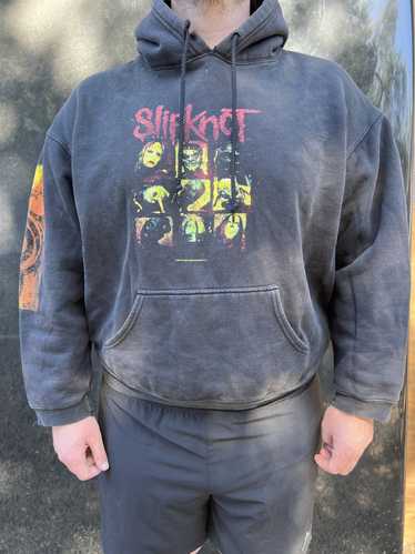 Slipknot WANYK Upcycle Bleached Hoodie Zip Up Size Med