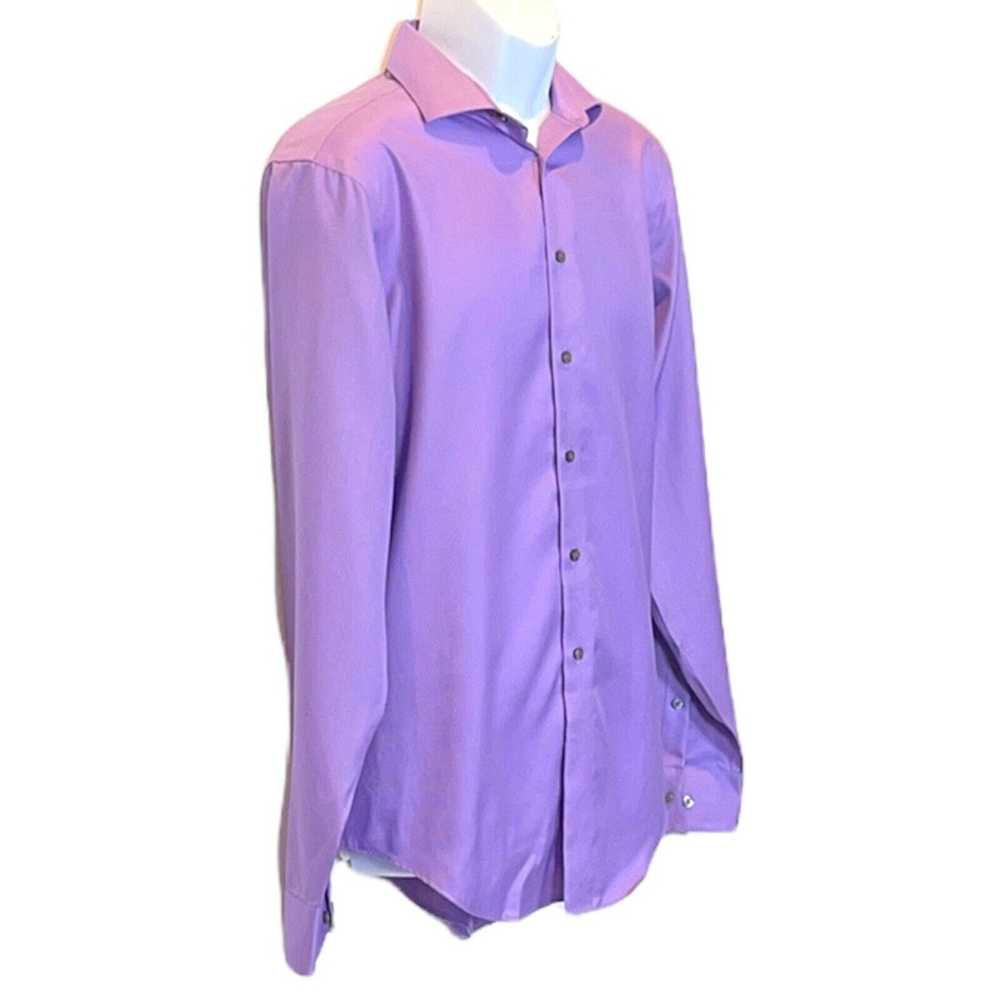 Calvin Klein Slim Fit Non Iron Dark Lilac Shirt S… - image 1