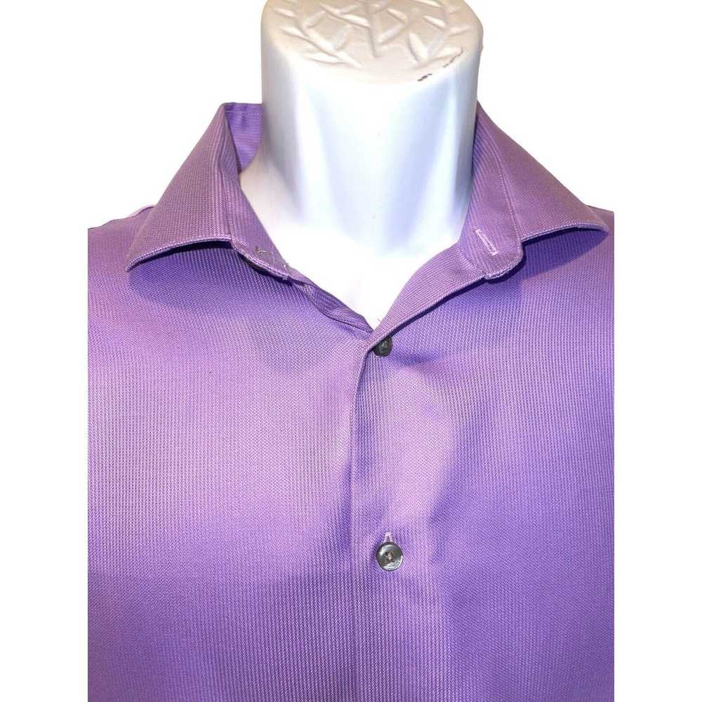 Calvin Klein Slim Fit Non Iron Dark Lilac Shirt S… - image 6