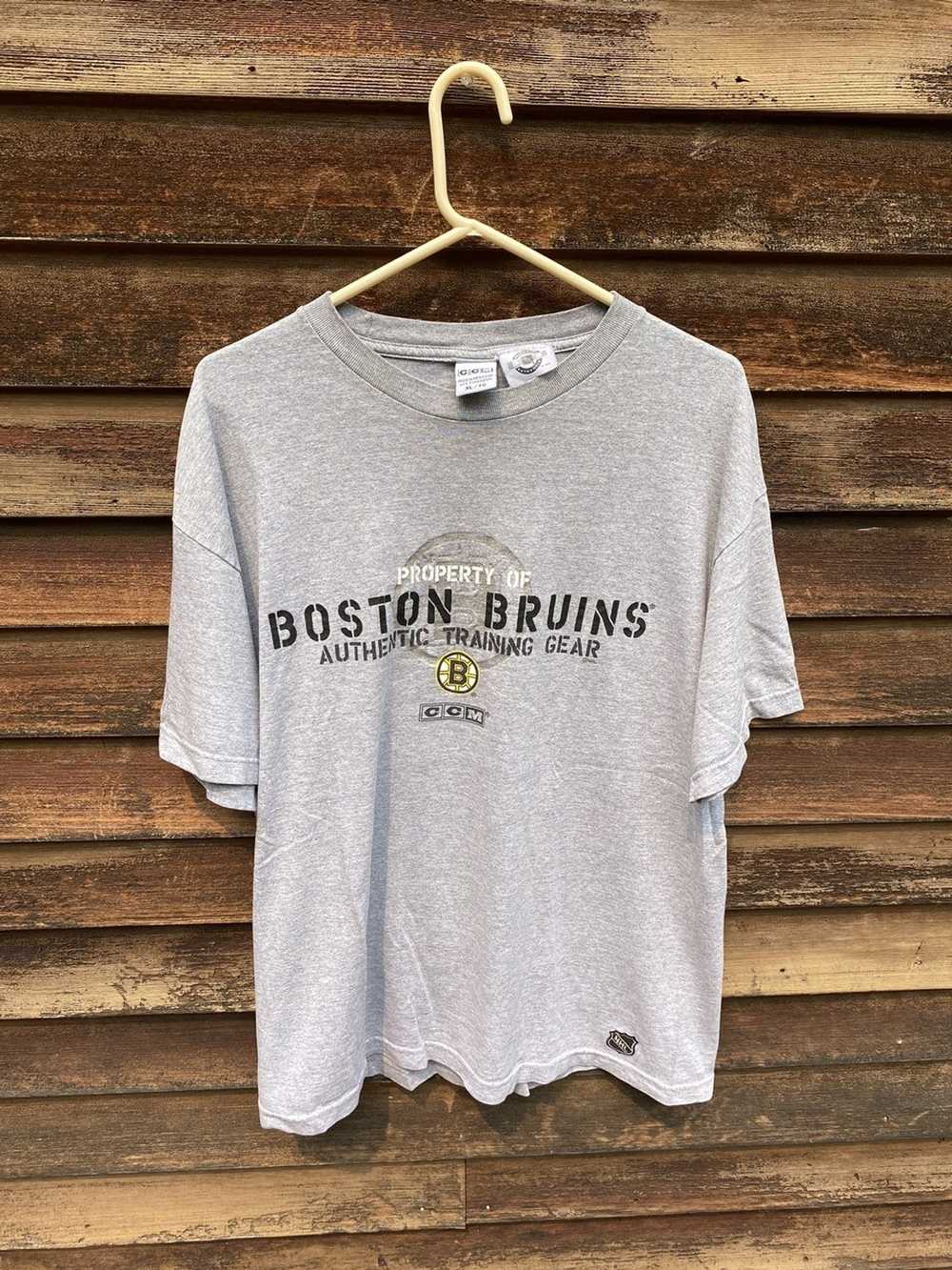 KLEW Men's NHL Boston Bruins Cotton Rugby Hoodie Shirt 
