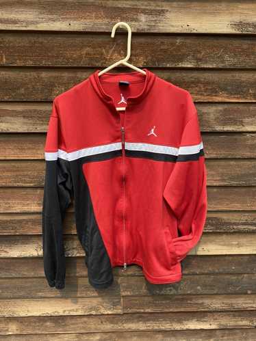 Jordan Brand Air Jordan Black Red White Zip Up Wa… - image 1