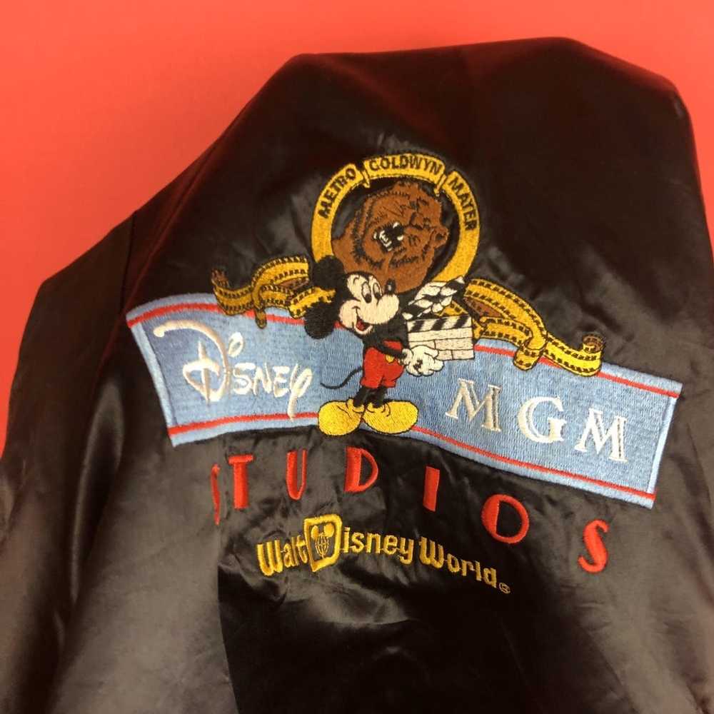 Vintage 1980s Disney MGM Satin Bomber Jacket - image 4