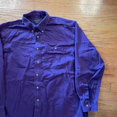 Trader Bay Y2K Trader Bay Purple Button-Up Shirt M
