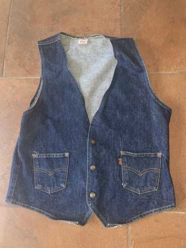 Levi's 1970s Orange tab Levi’s vest