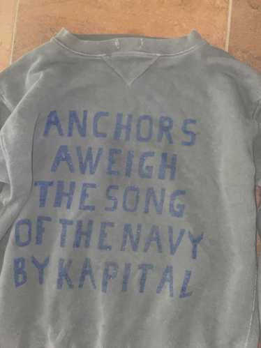 Kapital Kapital “anchors aweigh” crew neck - image 1