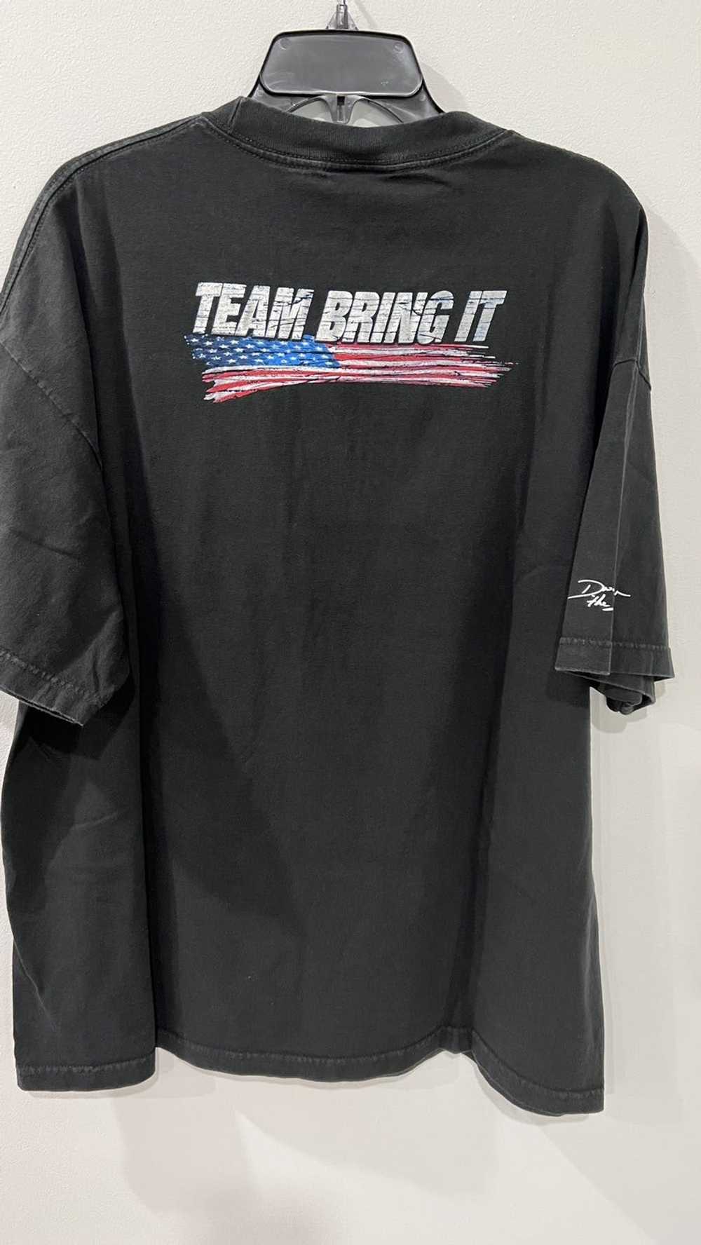 Vintage × Wwe WWE The Rock American Flag Bull Tea… - image 6