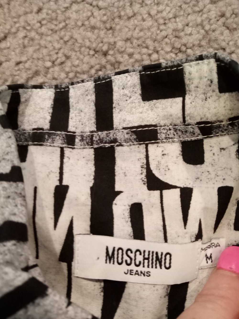 Moschino Moschino Jeans men's graffiti black whit… - image 4