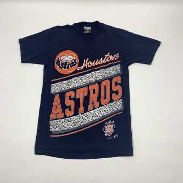 Vintage 1994 Starter Big Logo MLB Houston Astros T-Shirt Black XL