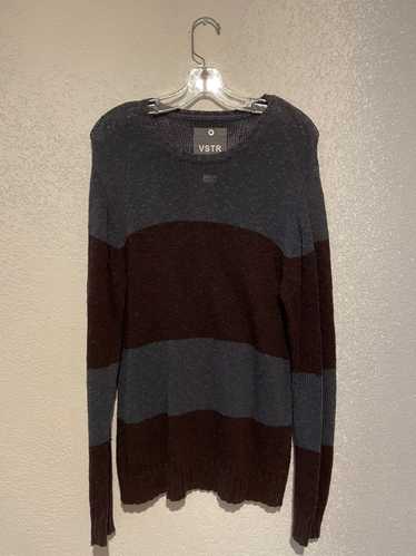 Vstr colorblock knit sweater
