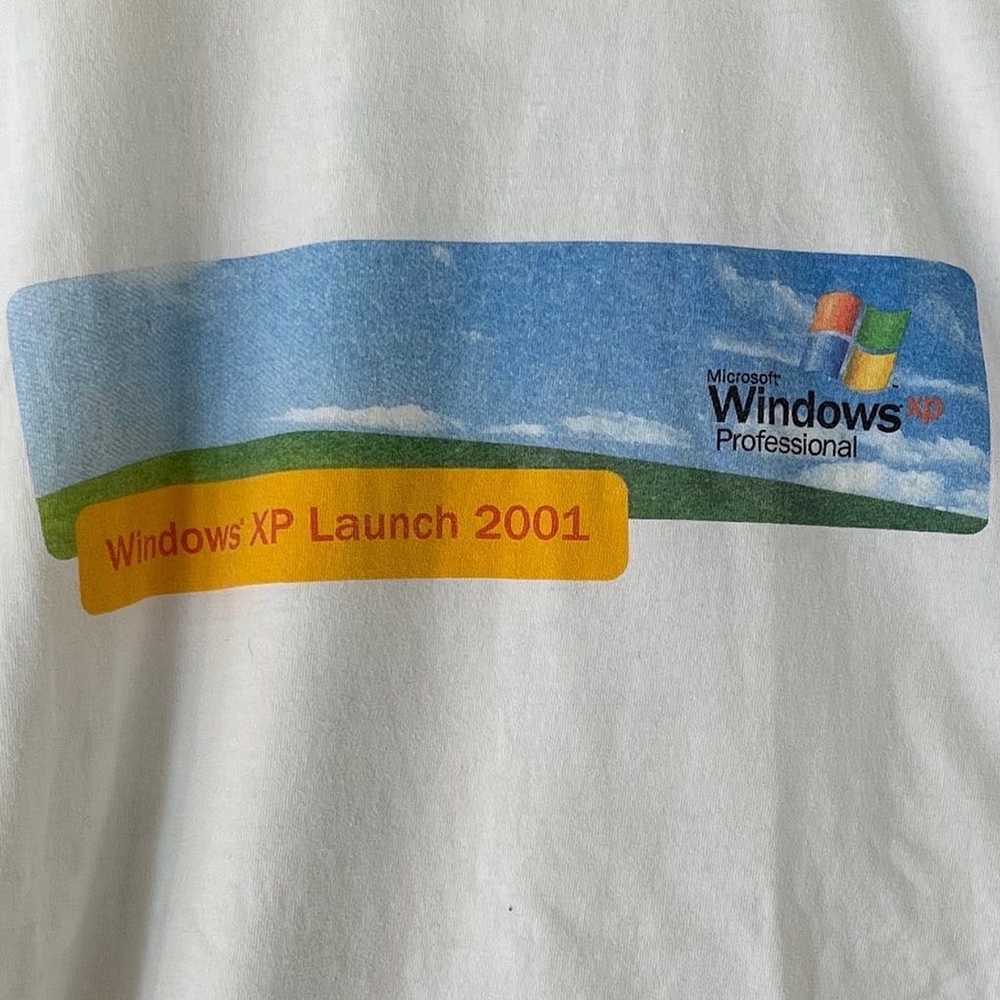 Vintage 2001 Microsoft XP Launch Promo Tee - image 2