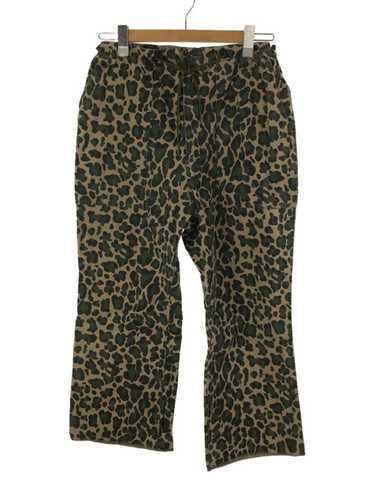 Needles Cropped Pants Khaki Leopard Cotton Pants