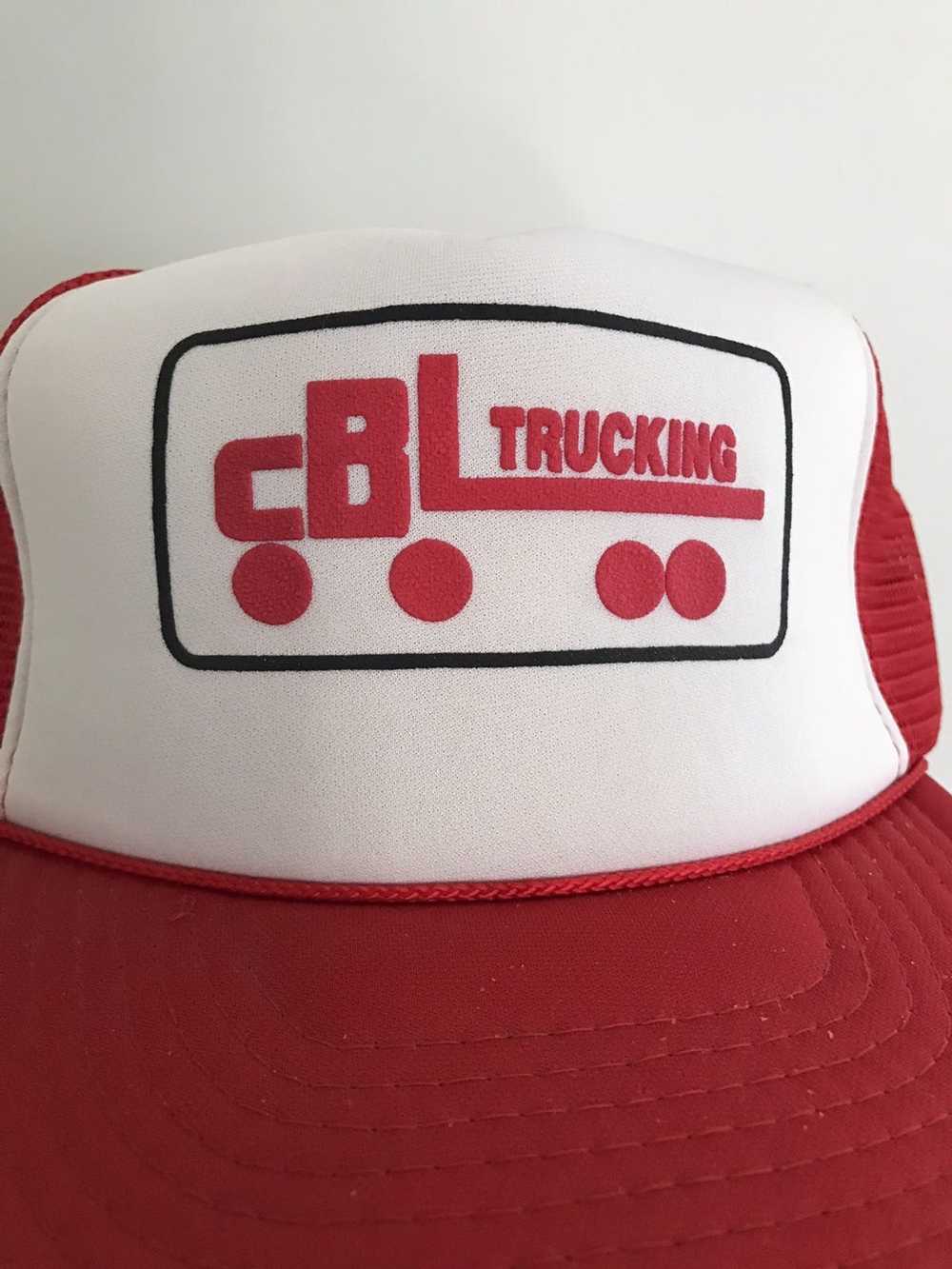 Vintage Vintage 80’s CBL Trucker Big Rig Snapback… - image 2