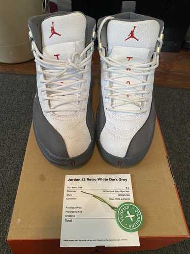 Jordan Brand × Nike Air Jordan 12 Retro White Gre… - image 1