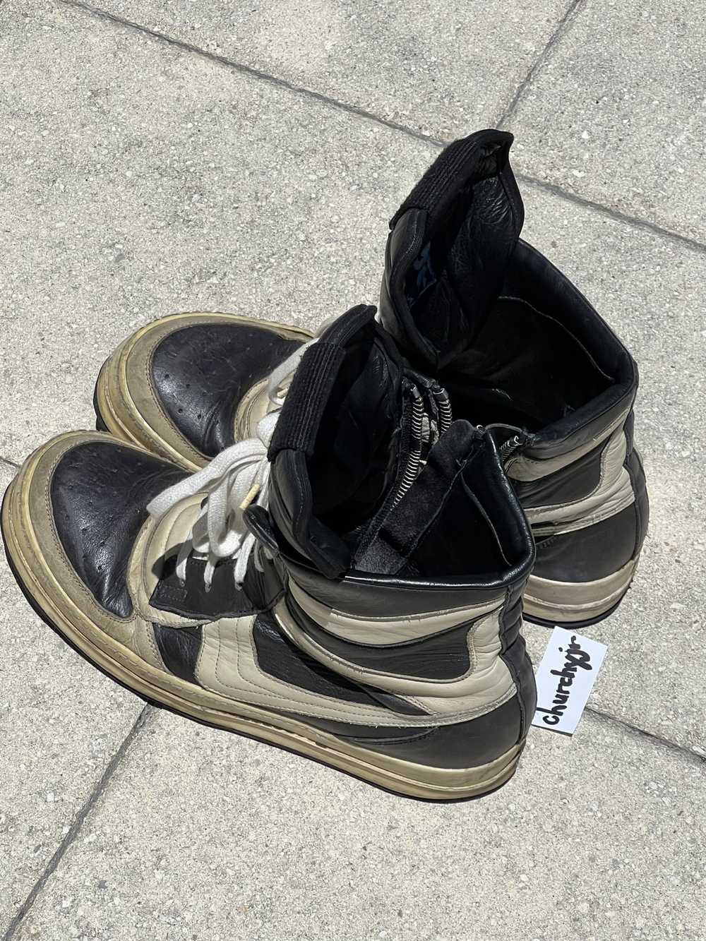 Rick Owens rick owens OG Dunks black white AW2008 - image 4