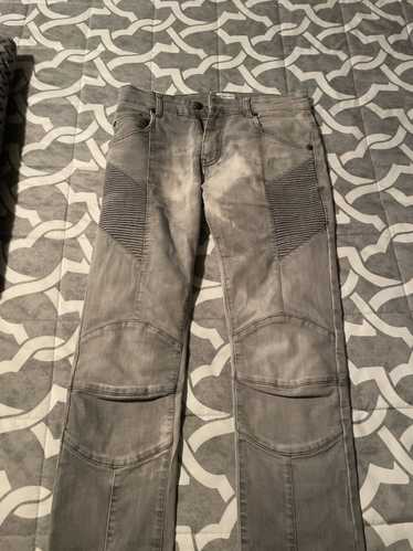 Pierre Balmain Balmain Biker Jeans Grey