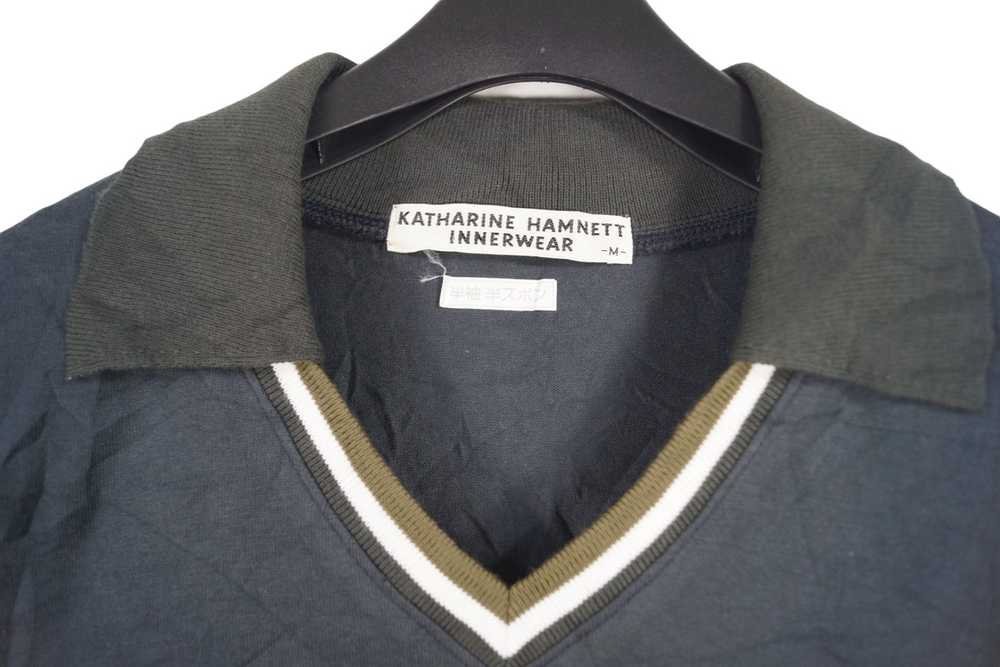 Katharine Hamnett London Rare!! Tshirt Collar Kat… - image 2