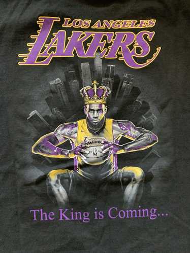 NBA Basketball Graphic LA Lakers T-Shirt D01_439