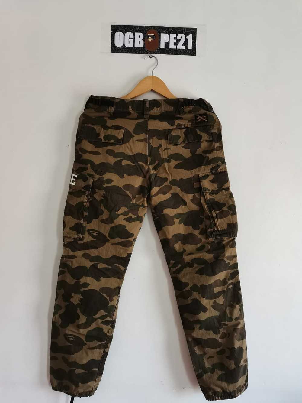 Bape OG BAPE 1st camo (GREEN) Pants - image 2