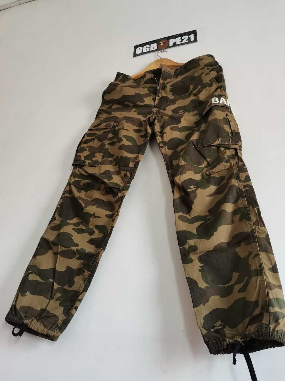 Bape OG BAPE 1st camo (GREEN) Pants - image 3