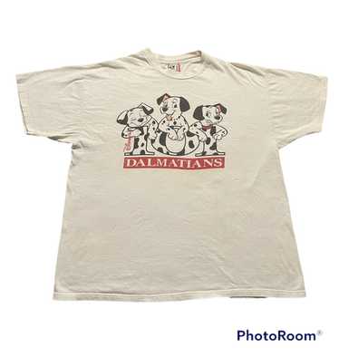 Rare Vintage DISNEY 101 Dalmatians Dog Ringer LS T Shirt 90s 2000s Walt  Disney