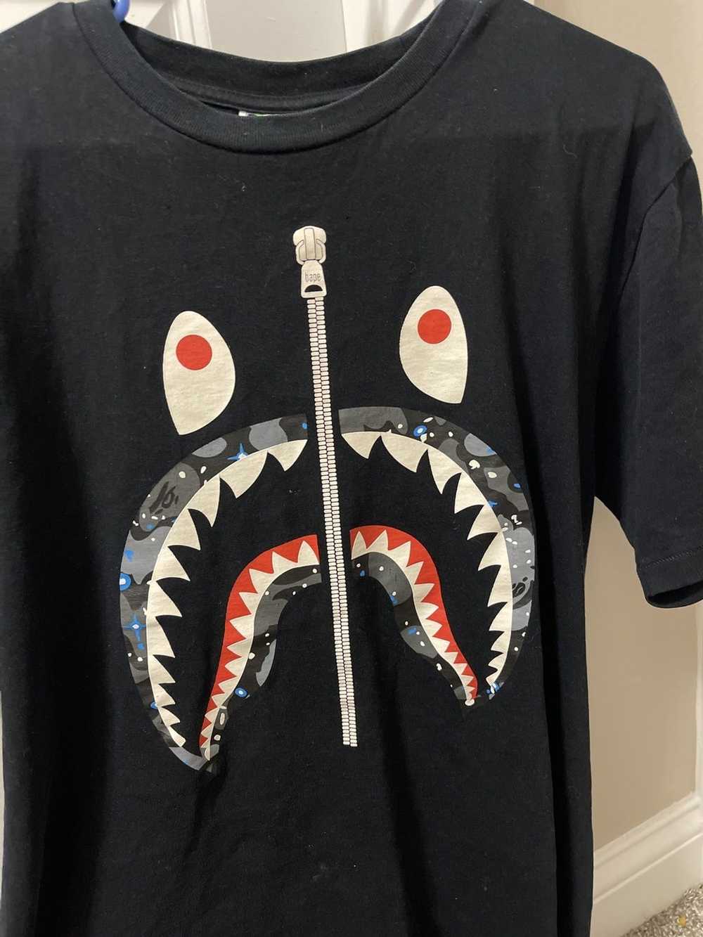 Bape Bape Glow In the Dark Shark Tee - image 1