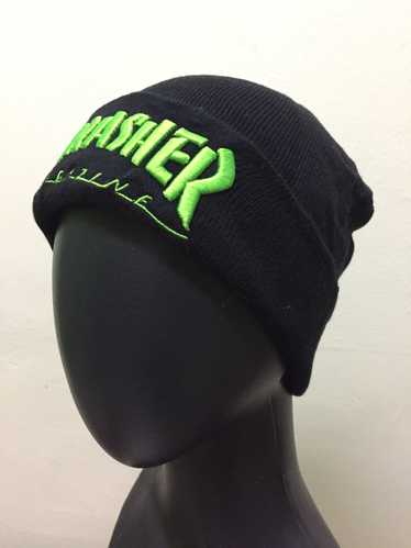 OLD THRASHER CAPフレイムロゴ グリーン