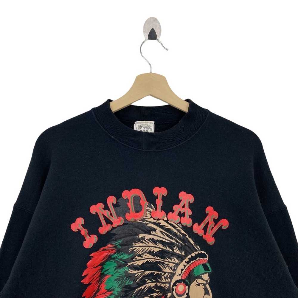 Dogtown × Vintage Vtg INDIAN DOG TOWN Sweatshirt … - image 3