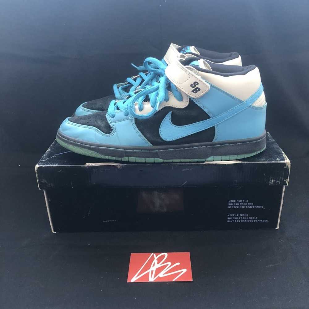 Nike Nike SB Pro Dunk Mid « Aqua Fuel Blue »⚫️💦 - image 1