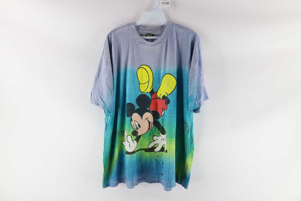 Vintage Vintage 90s Disney Mickey Mouse Rainbow B… - image 1