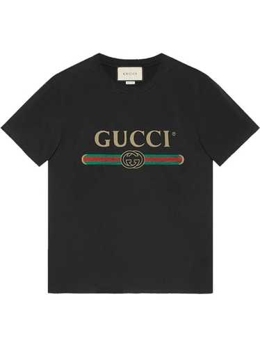 Gucci Black Gucci Logo Tee