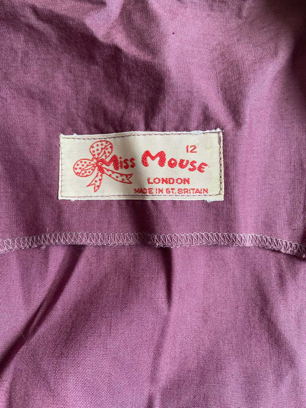 1970s British boutique Miss Mouse dress - image 8