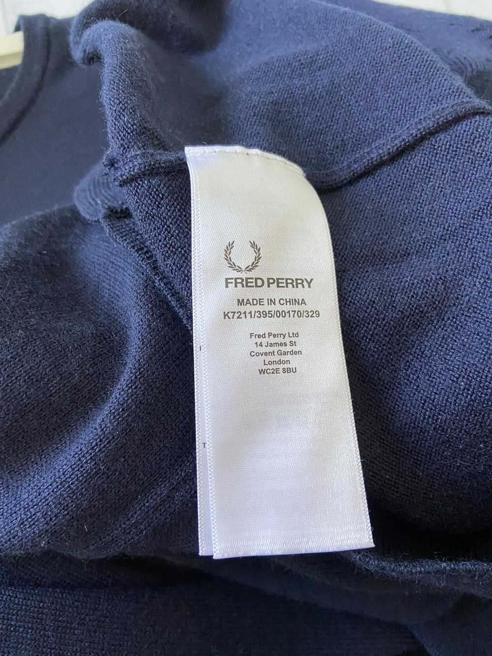 Fred Perry Jumper x 100% merino wool - image 4