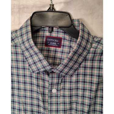 UNTUCKit UNTUCKit Plaid Long Sleeve Shirt Size XL