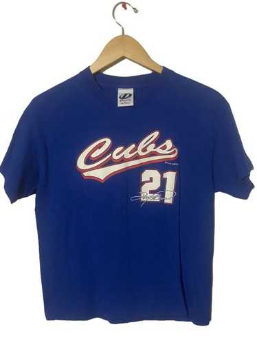 MLB Nike Chicago Cubs #21 Sammy Sosa Ash Backer T-Shirt
