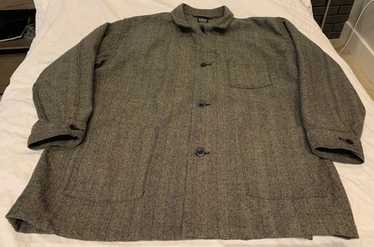 Orslow Gray Herringbone Wool/Poly Coverall Jacket… - image 1