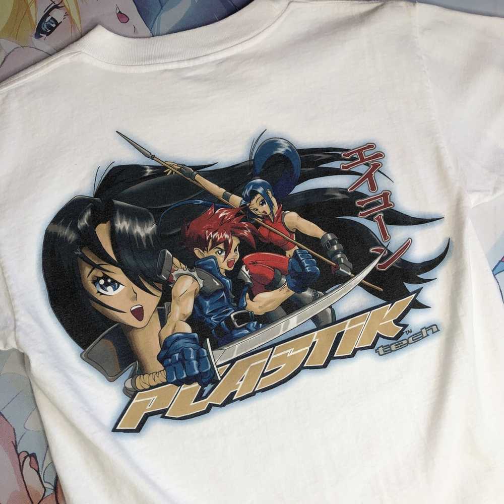 Vintage Vintage 1990’s Anime Plastik T-Shirt - image 1
