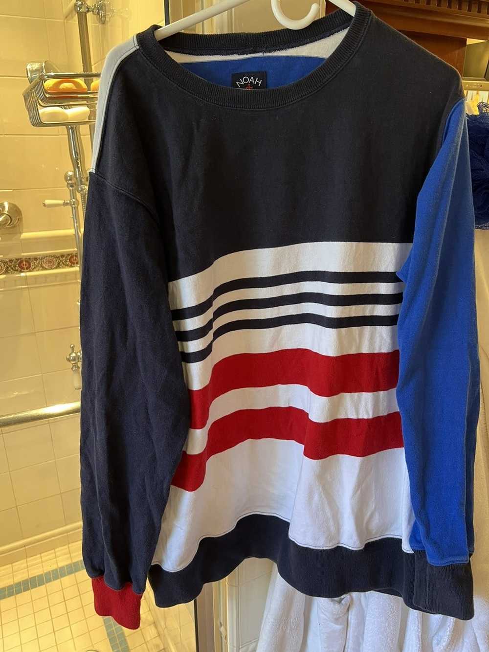 Noah NOAH NYC Striped Crewneck - image 1