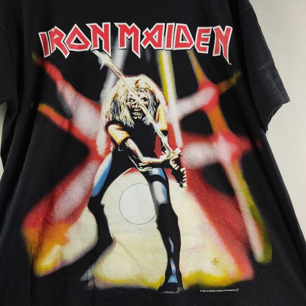 Band Tees × Iron Maiden × Vintage 90's Iron Maide… - image 2