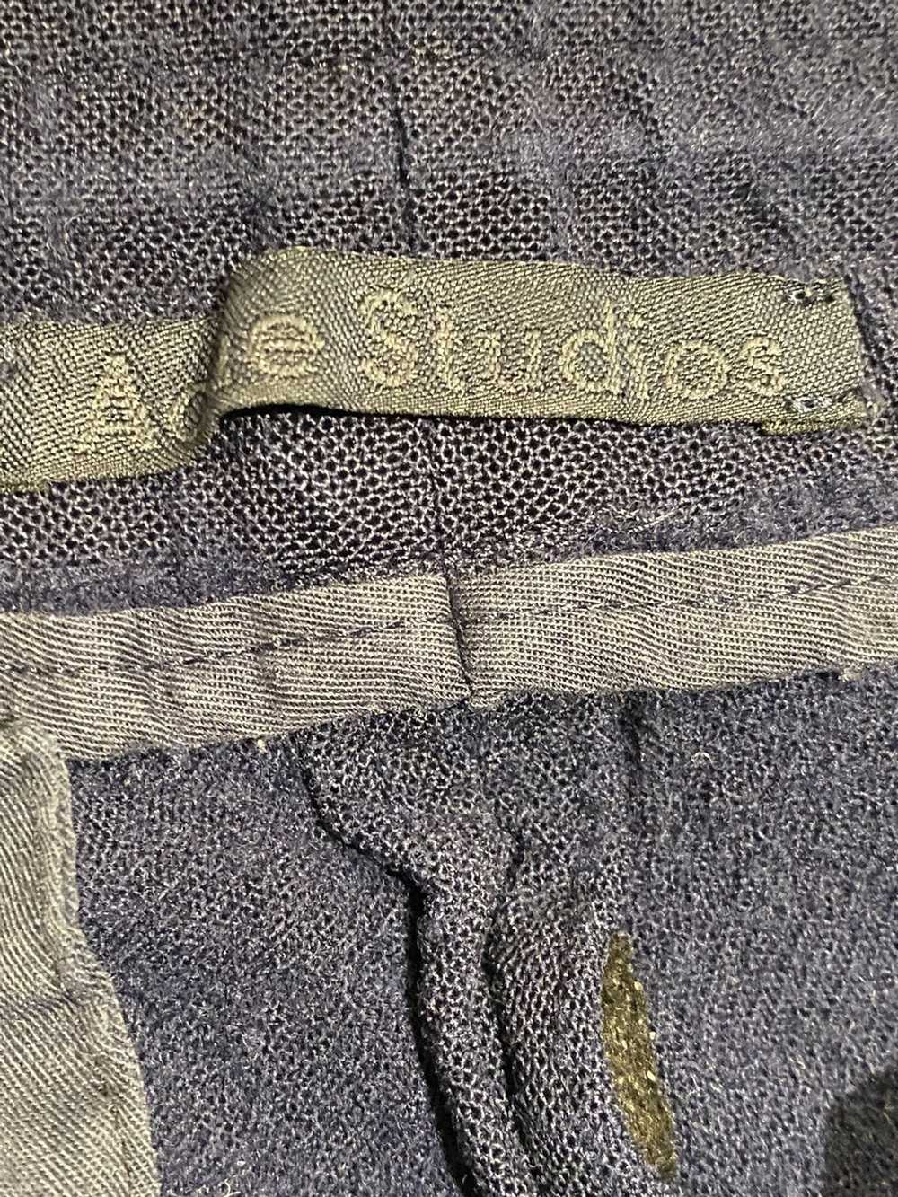 Acne Studios Wool Navy Acne Studios Shorts - image 2