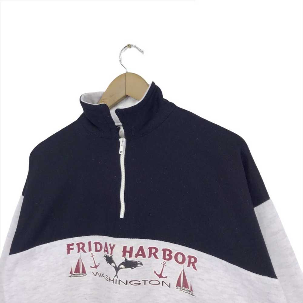 Vintage Vintage Friday Harbor Washington Sweatshi… - image 4