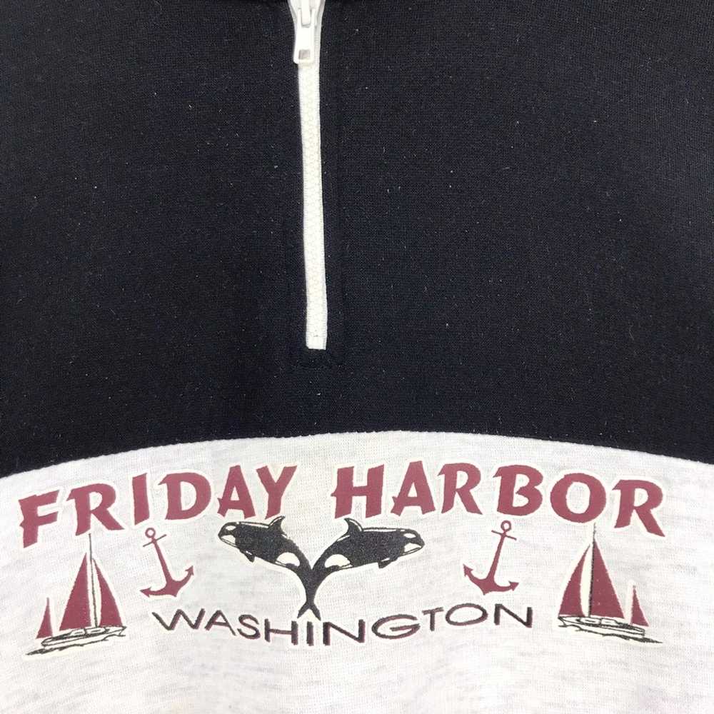 Vintage Vintage Friday Harbor Washington Sweatshi… - image 6