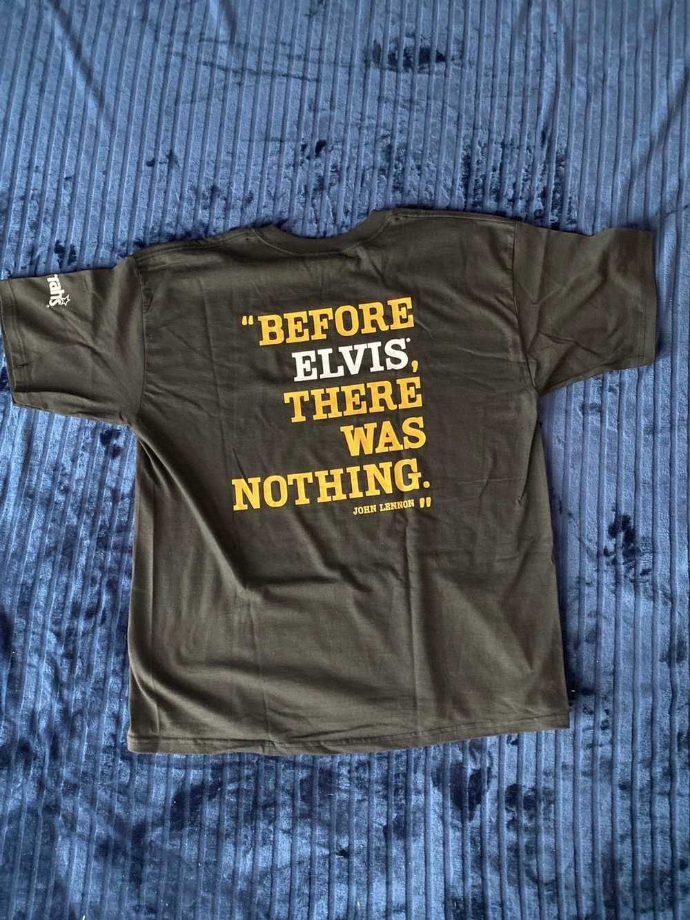 Gildan Elvis tshirt before Elvis there was nothin… - image 2